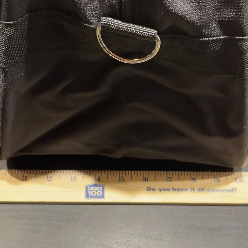 Calvin Klein Large Black‎ Fabric Weekend Travel Sports Duffle Bag Vacation NEW